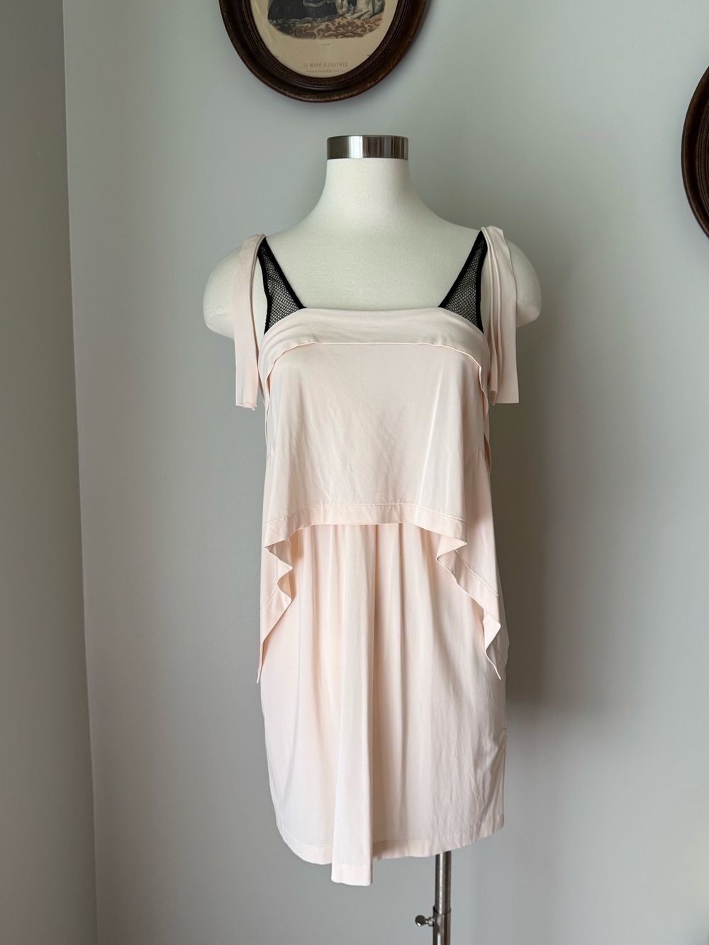 Y2K Soft pink draped mini dress by Toga - Toga Archives